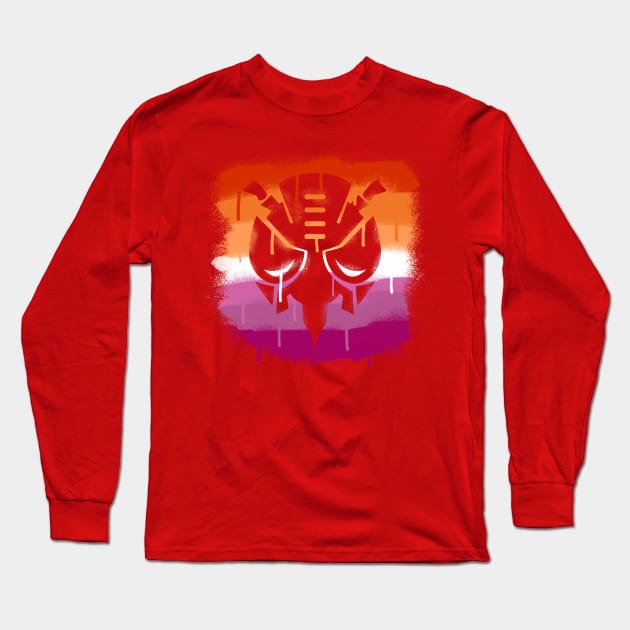 Lesbian Predacon Long Sleeve T-Shirt by candychameleon